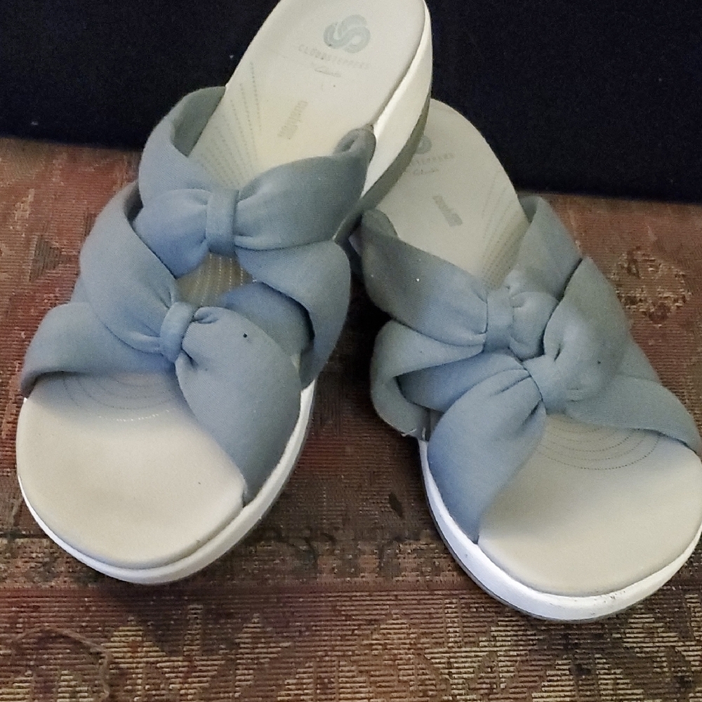 Women's Grey Slide Sandals JO654